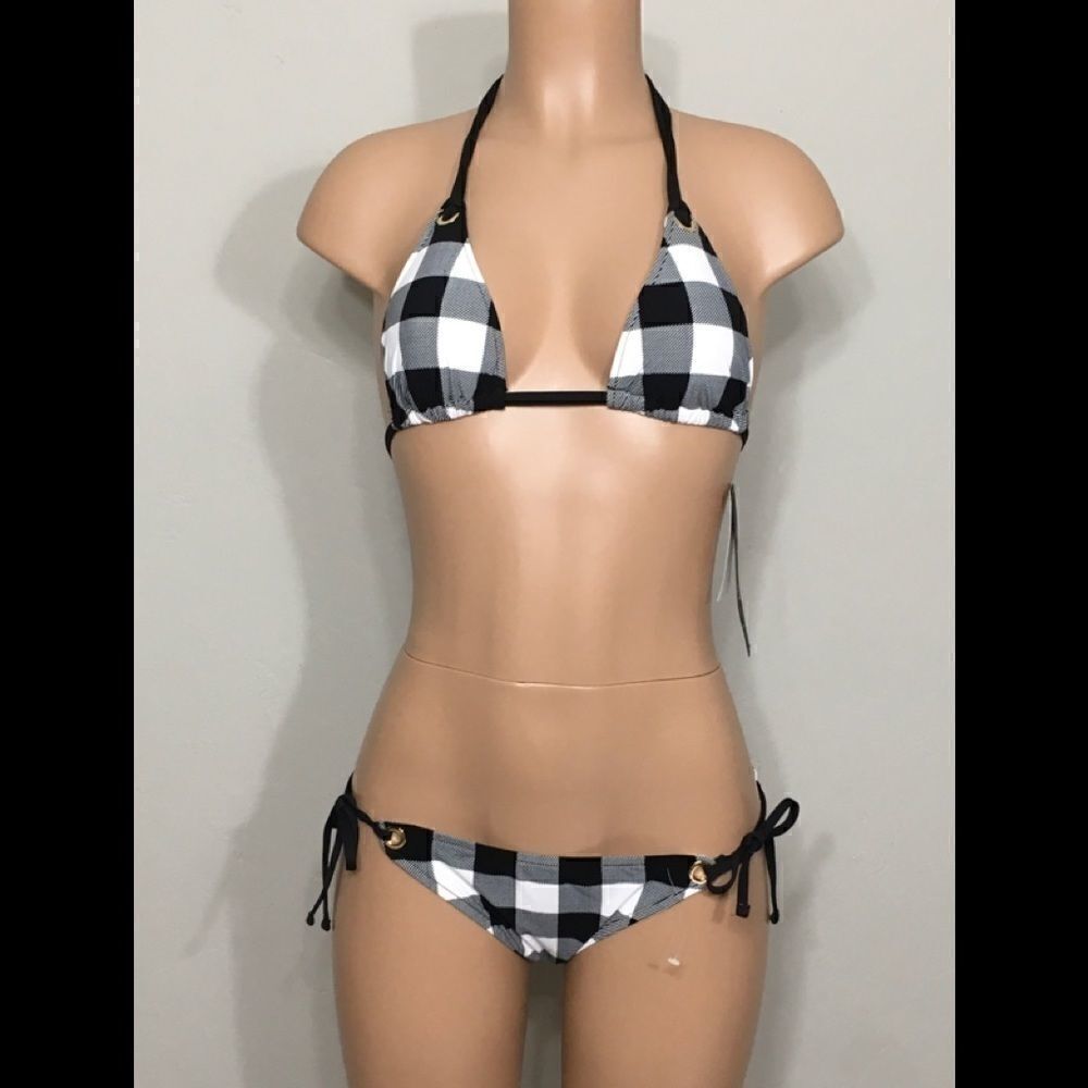 La Blanca plaid bikini. NWT